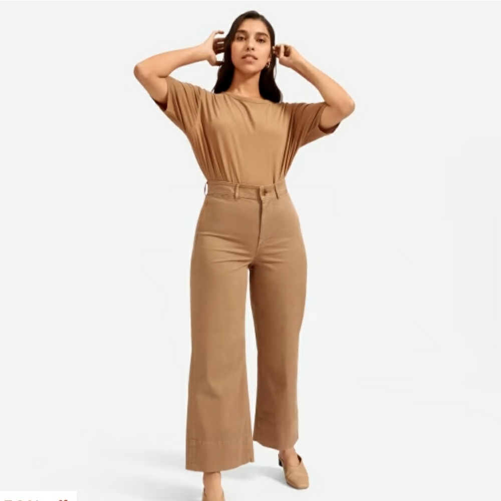 Everlane Wide Leg Crop Chino